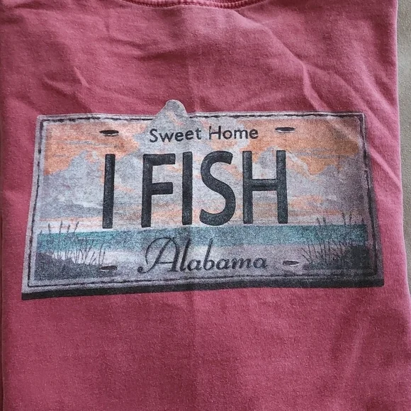 Comfort Colors Men's Fish T-Shirt - Picture 3 of 6